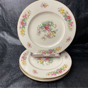 Lenox Avon Bread Salad Dessert Plate 8 1/4” S 300 made in USA Floral